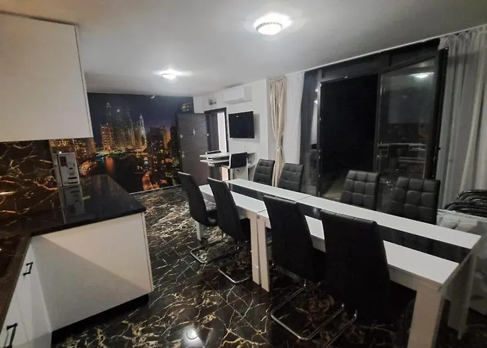 Luxe 1 Dubai Penthouse Lägenhet *